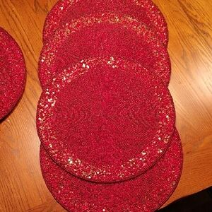 One Beaded, Sequinned 15" Charger/Placemats
